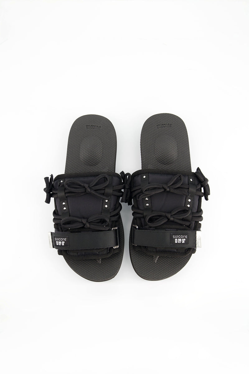 SUICOKE x 13 09 SR BLACK SLIDE – 13-09-SR 
