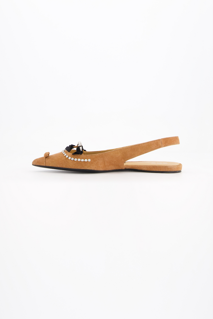 Miky sling Back Brown