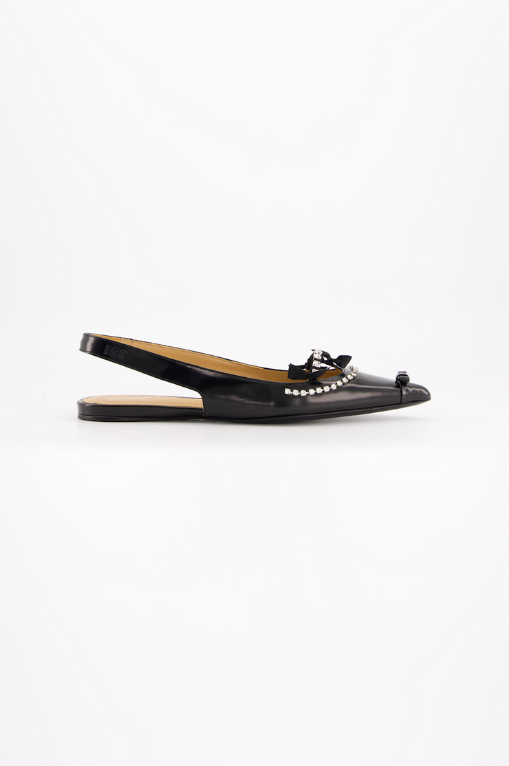 Miky sling Back Black