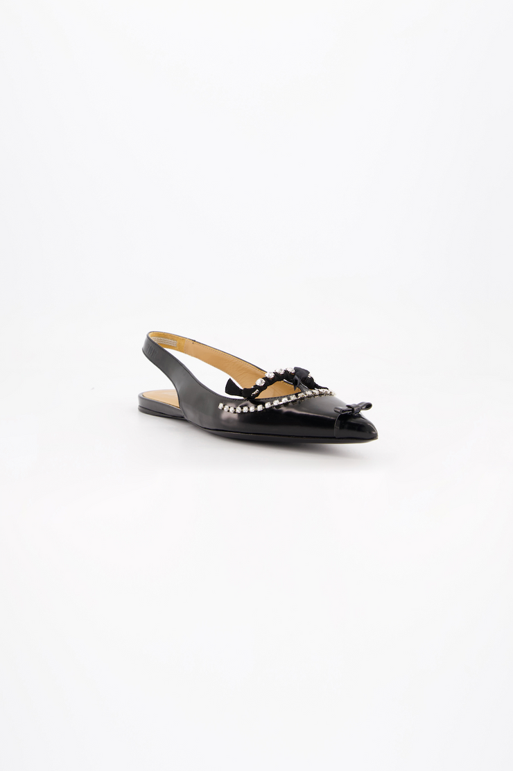 Miky sling Back Black