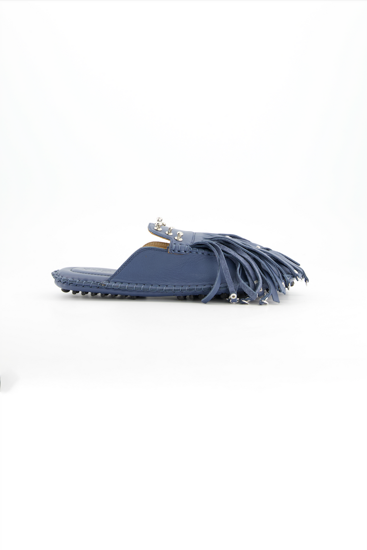 Puli Pin Mule Denim Blue