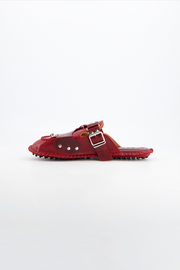 Medusa Mule Strap Red